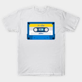 Madonna Classic Blue Cassette T-Shirt